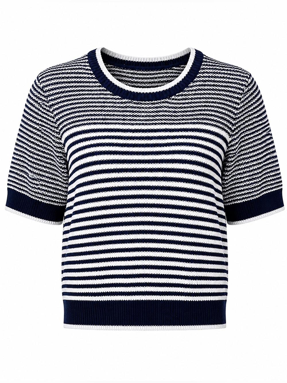 Joie knit striped short sleeve sweater, XL